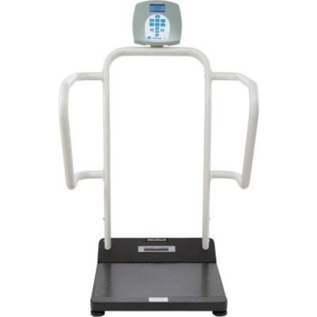 PELSTAR/HEALTH O METER Health O Meter 1100KL Digital Bariatric Scale 1000 x0.2lb/454 x 0.1kg w/ Rails & Wheels 1100KL